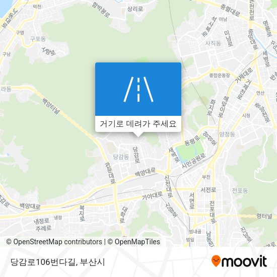 당감로106번다길 지도