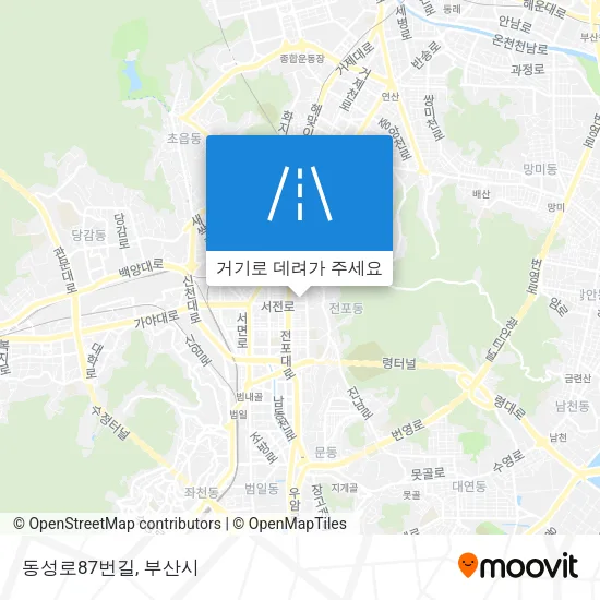 동성로87번길 지도