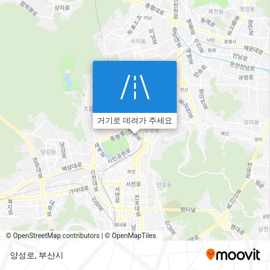 양성로 지도
