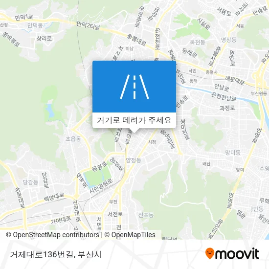 거제대로136번길 지도
