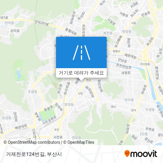 거제천로124번길 지도