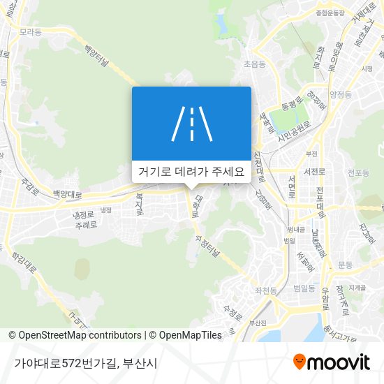 가야대로572번가길 지도