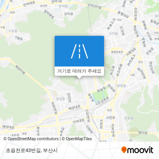 초읍천로43번길 지도