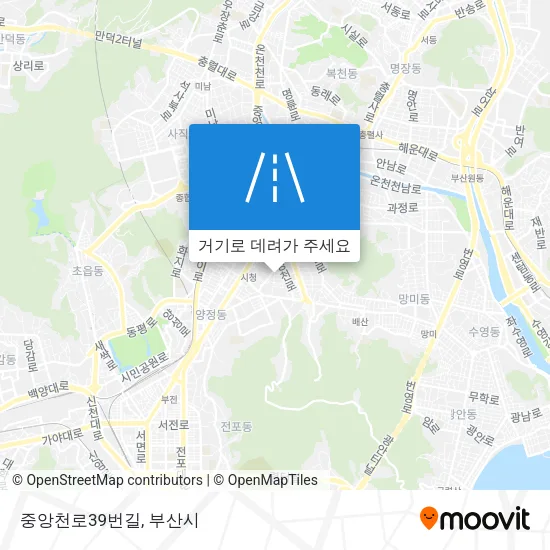 중앙천로39번길 지도