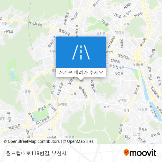 월드컵대로119번길 지도