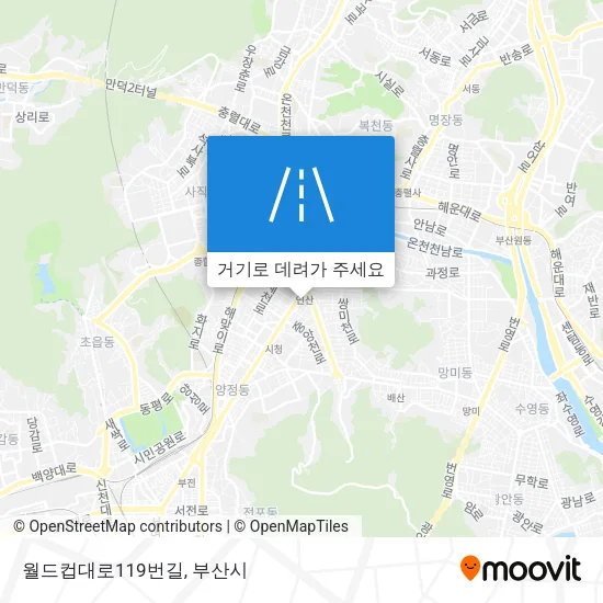 월드컵대로119번길 지도