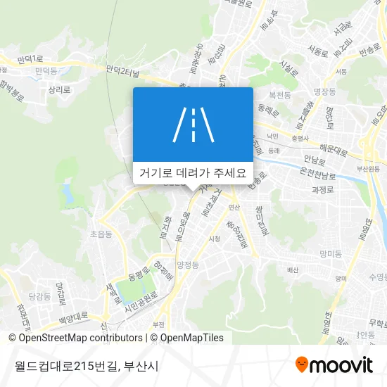 월드컵대로215번길 지도