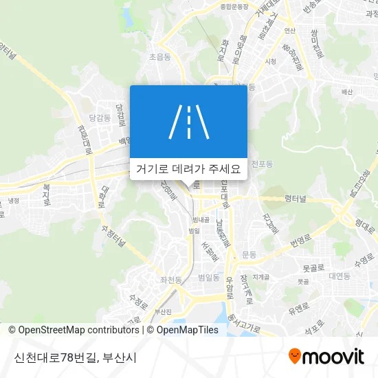 신천대로78번길 지도