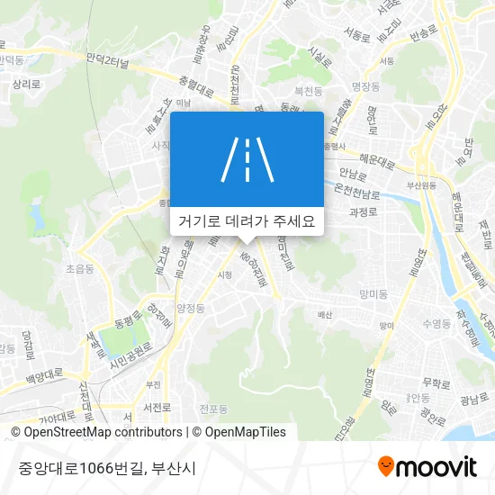 중앙대로1066번길 지도