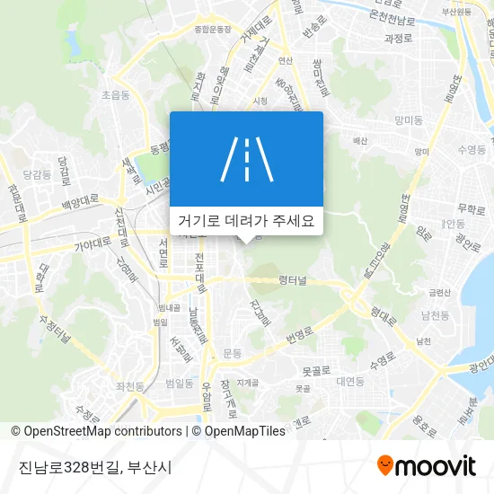 진남로328번길 지도