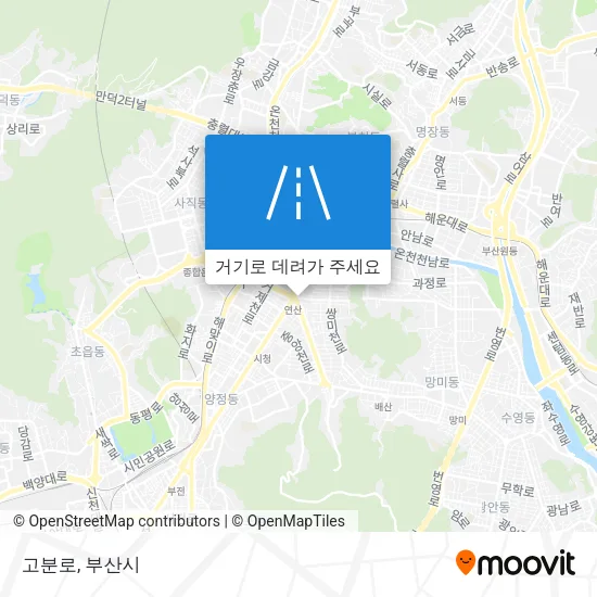 고분로 지도