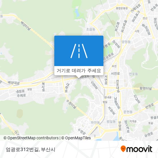 엄광로312번길 지도