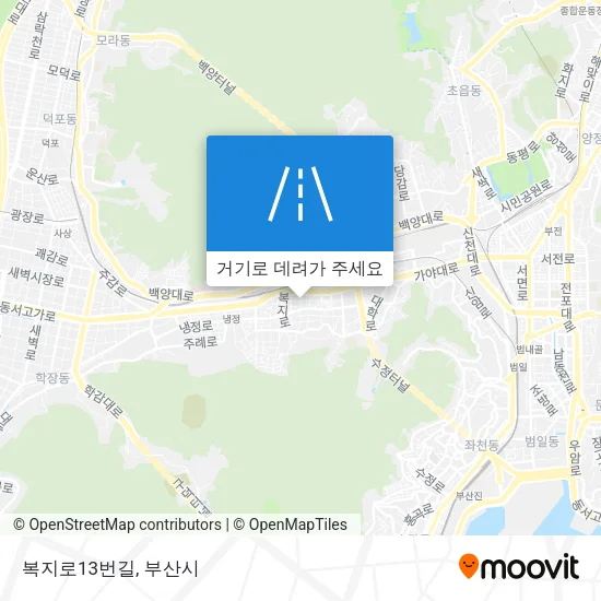 복지로13번길 지도