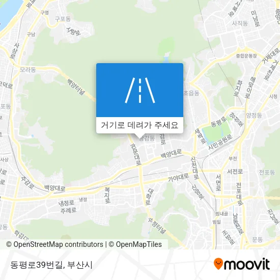 동평로39번길 지도