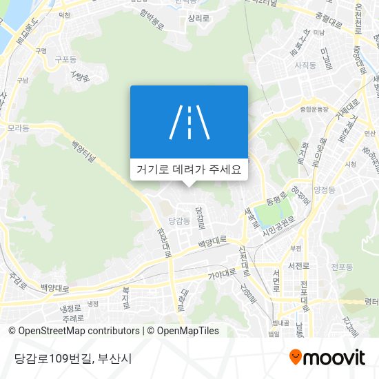 당감로109번길 지도