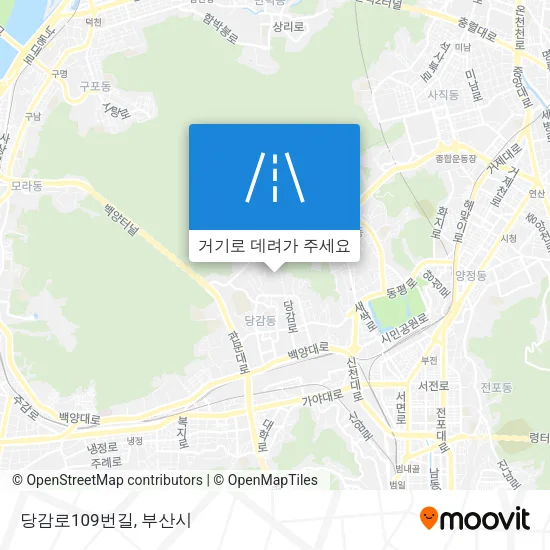 당감로109번길 지도