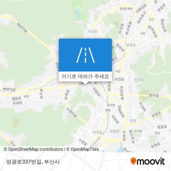 엄광로337번길 지도