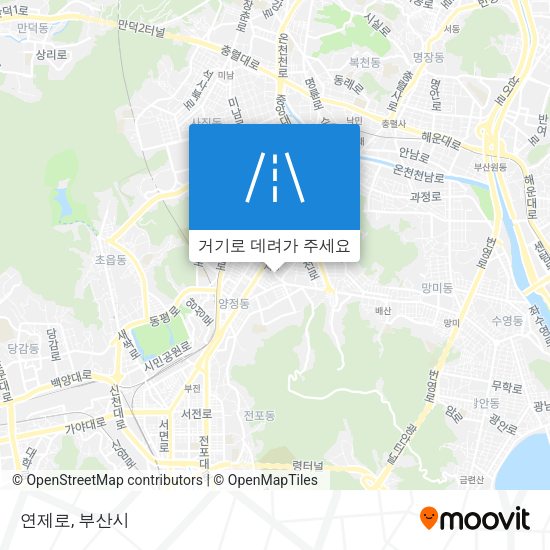 연제로 지도