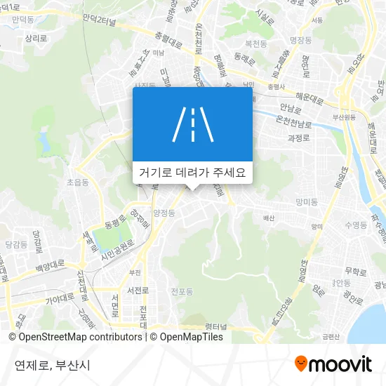 연제로 지도
