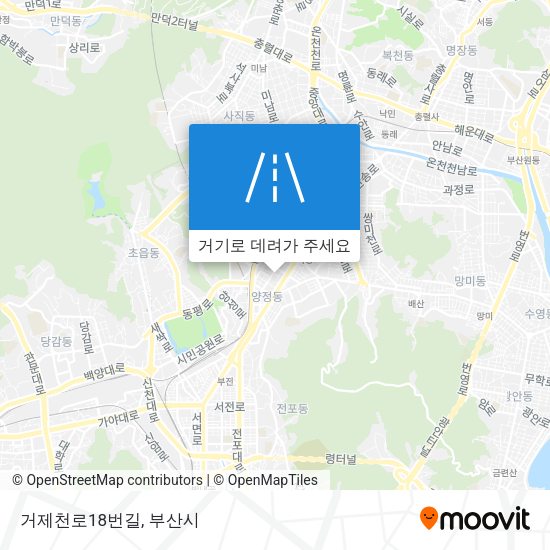 거제천로18번길 지도