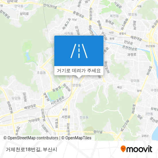 거제천로18번길 지도