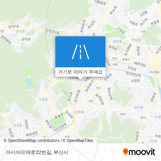 아시아드대로22번길 지도