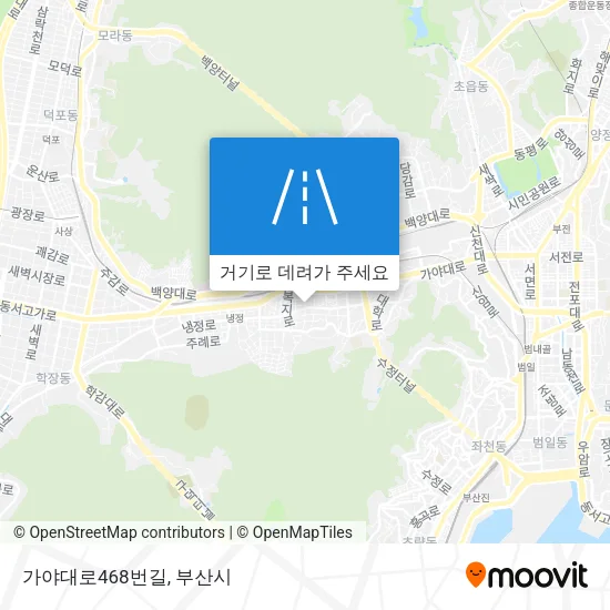 가야대로468번길 지도