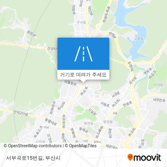 서부곡로15번길 지도