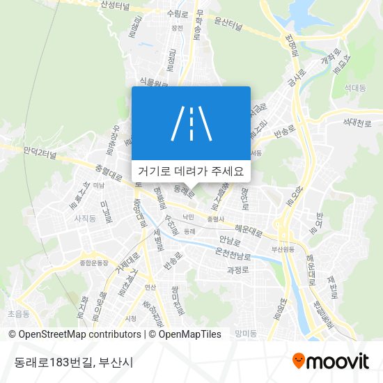 동래로183번길 지도