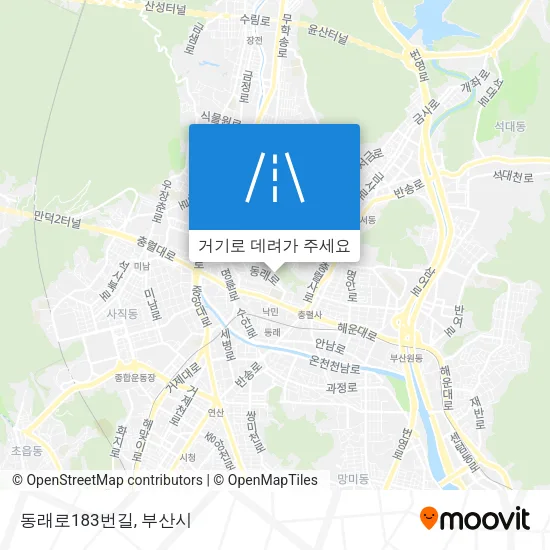 동래로183번길 지도