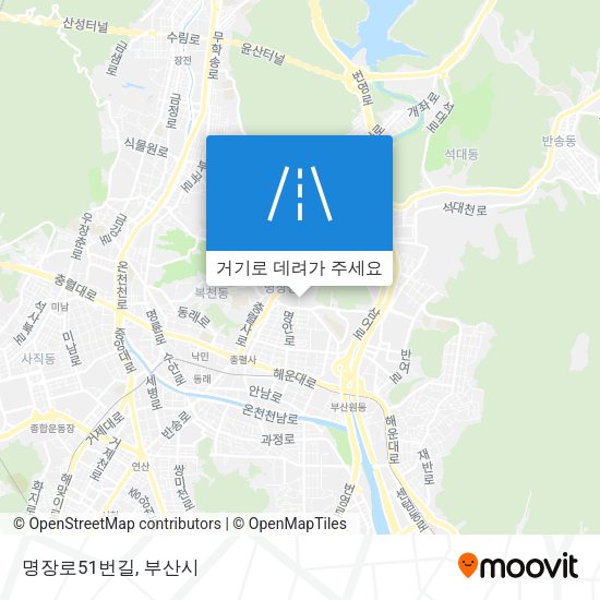 명장로51번길 지도