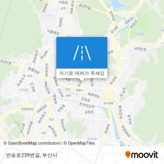 반송로239번길 지도