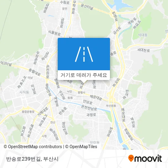 반송로239번길 지도