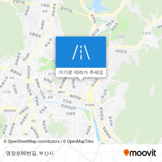 명장로80번길 지도
