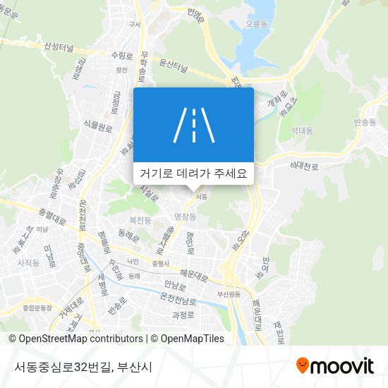 서동중심로32번길 지도