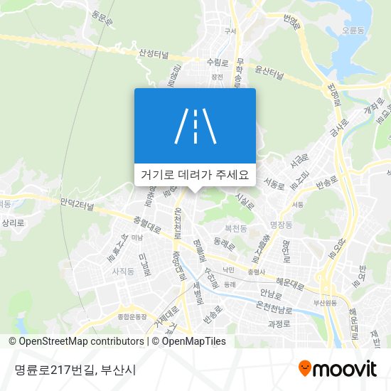 명륜로217번길 지도