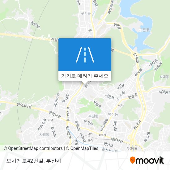 오시게로42번길 지도