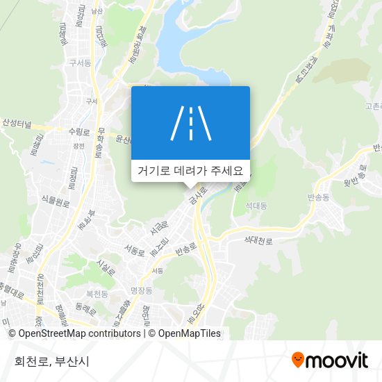 회천로 지도