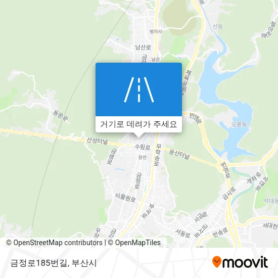 금정로185번길 지도