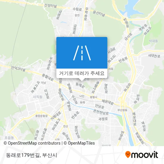 동래로179번길 지도