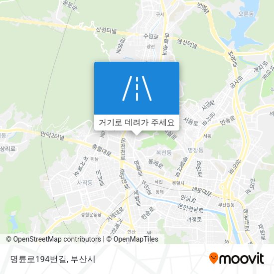 명륜로194번길 지도