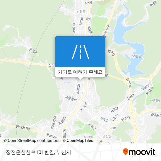 장전온천천로101번길 지도