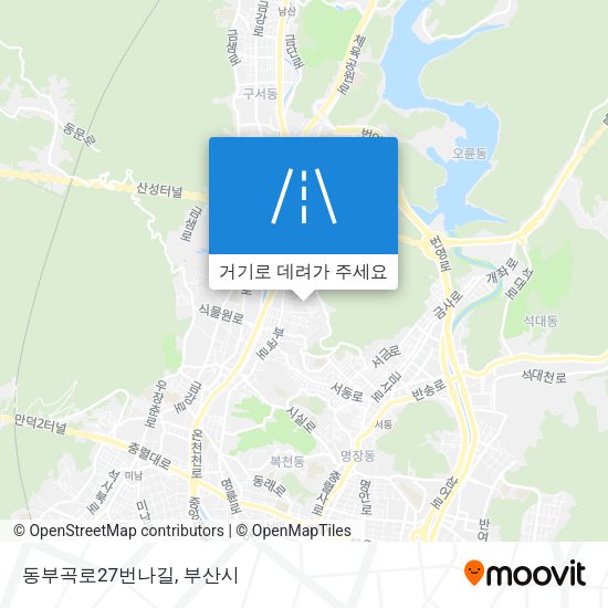 동부곡로27번나길 지도