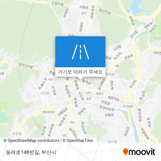 동래로148번길 지도
