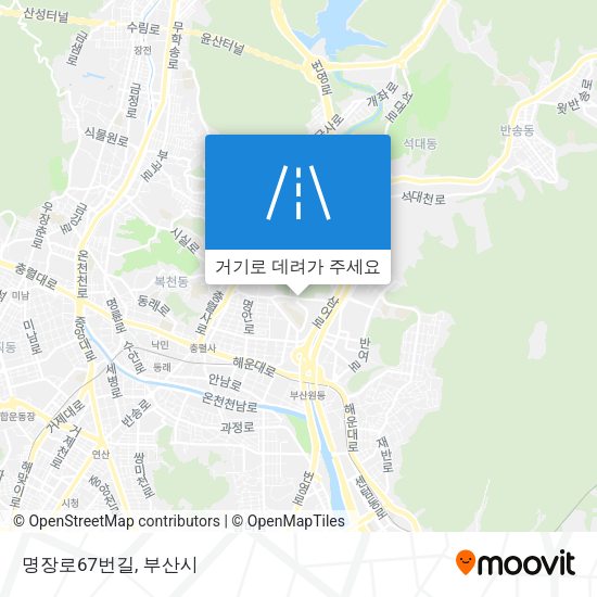 명장로67번길 지도