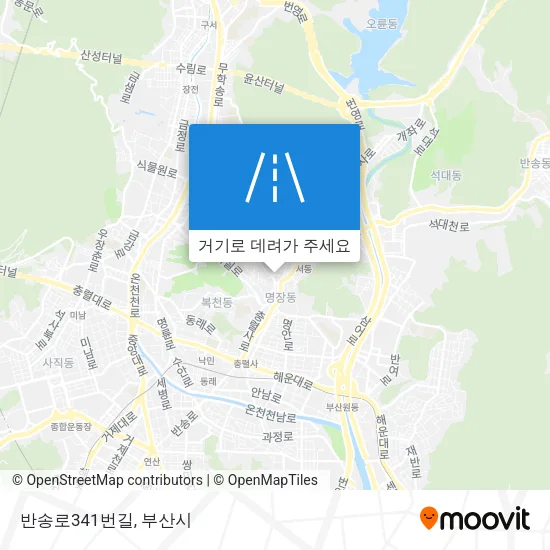 반송로341번길 지도