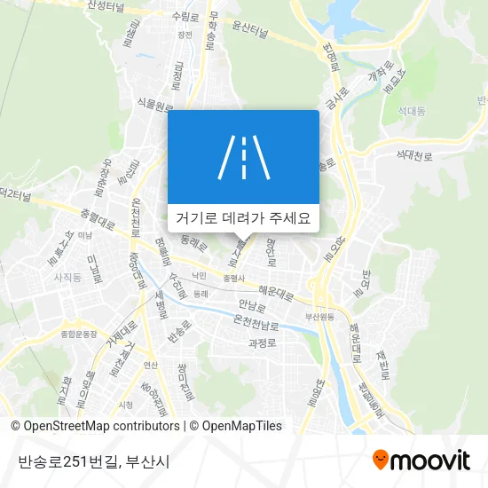 반송로251번길 지도