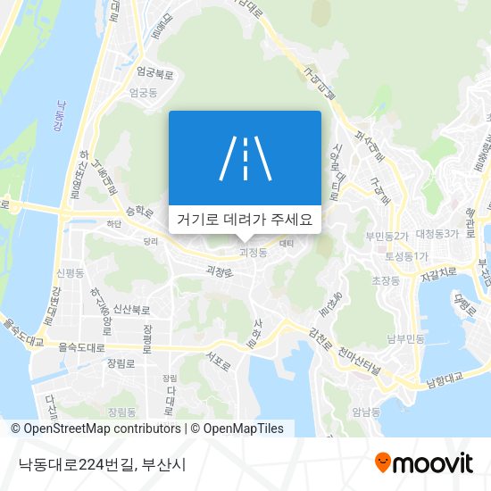 낙동대로224번길 지도