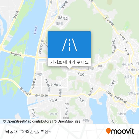 낙동대로343번길 지도