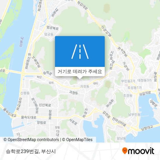승학로239번길 지도